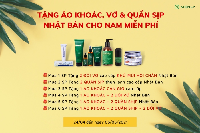 chương trình tặng áo khoác, vớ, quần sịp Nhật Bản