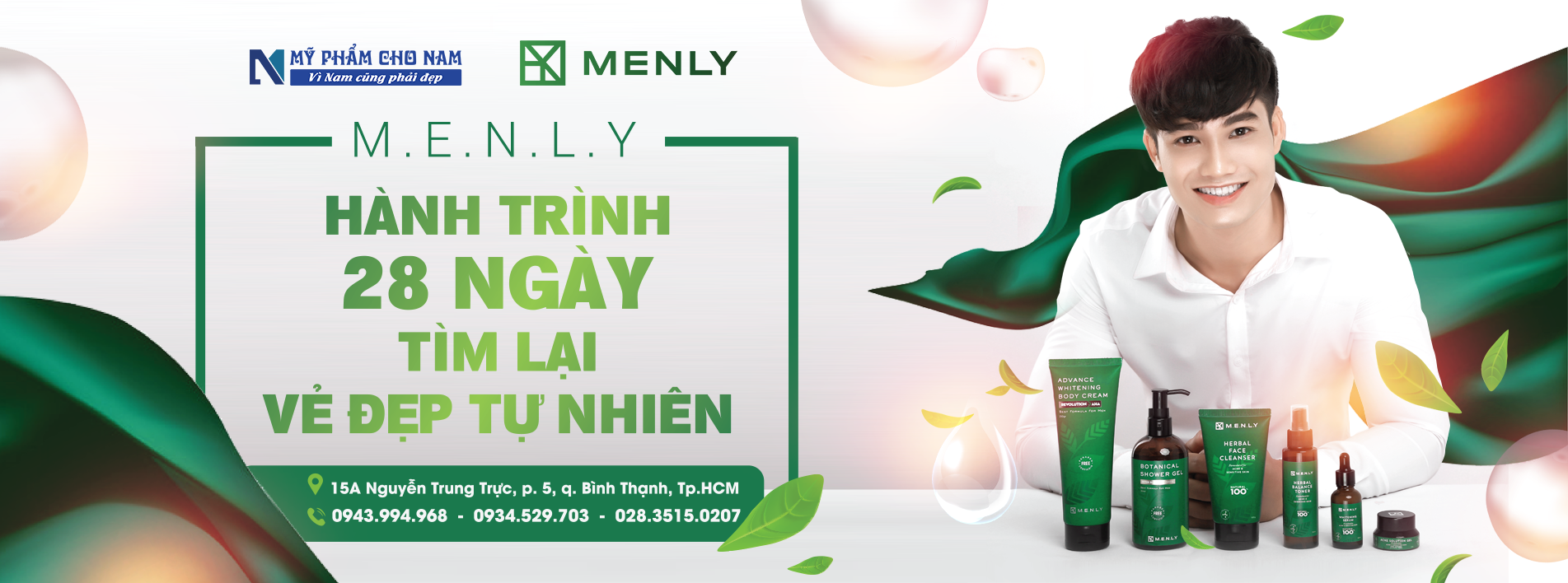 MENLY- HÀNH TRÌNH 28 NGÀY TÌM LẠI VẺ ĐẸP TỰ NHIÊN